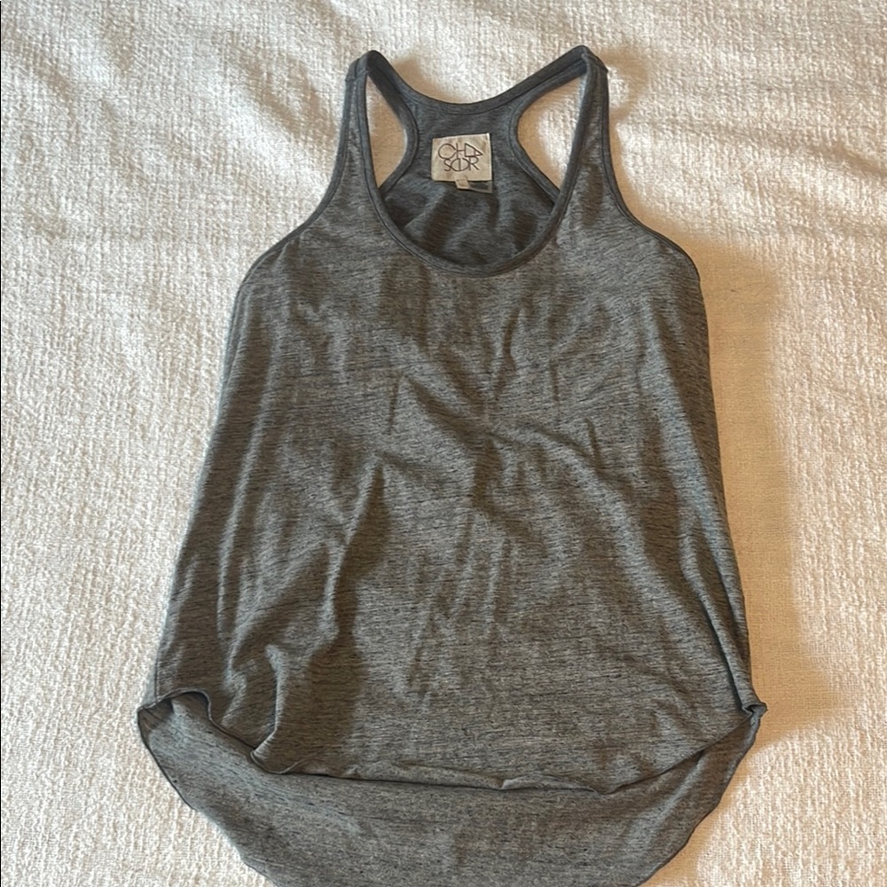 Chaser Gray Racerback Tank Top